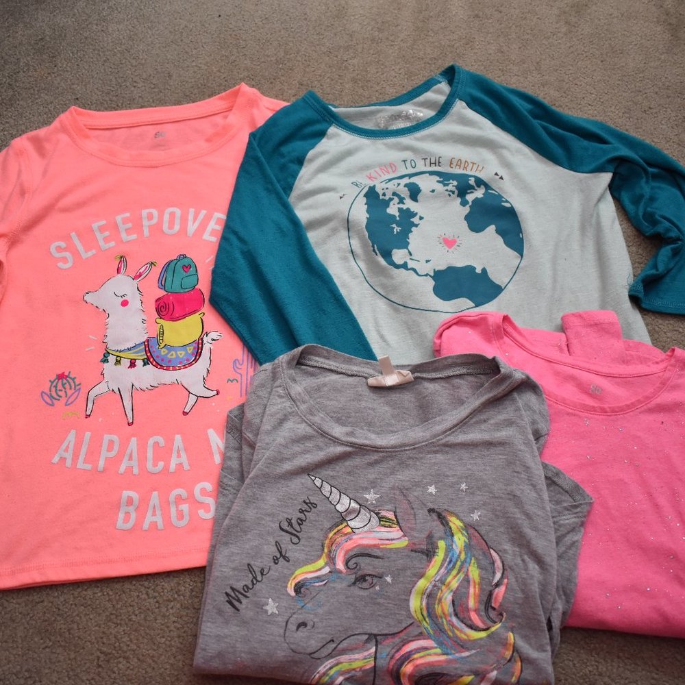 Girls BUNDLE Long Sleeve Shirts size 10